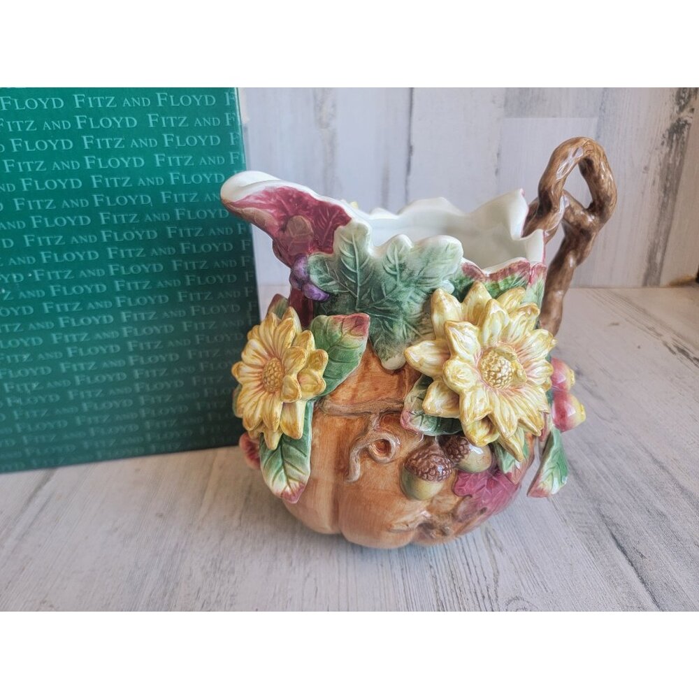 Fitz Floyd Autumn Splendor pitcher home‎ decor